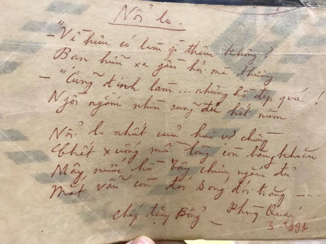 À Hanoi, une exposition feuillete cent ans en lettres manuscrites ảnh 2 À Hanoi, une exposition feuillete cent ans en lettres manuscrites ảnh 2