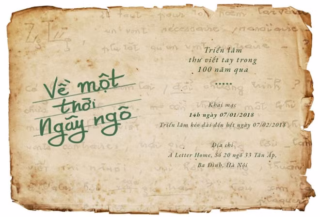 À Hanoi, une exposition feuillete cent ans en lettres manuscrites ảnh 1