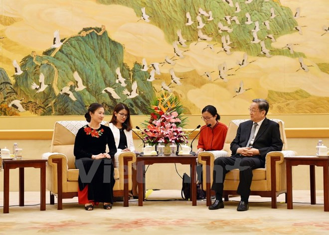 Vietnam et Chine renforcent la coopération entre les deux Fronts ảnh 1 Vietnam et Chine renforcent la coopération entre les deux Fronts ảnh 1