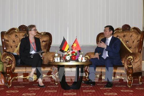 Le vice-PM Vuong Dinh Huê reçoit des diplomates allemands ảnh 2