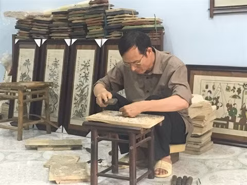 Dông Hô, des estampes populaires et des hommes ảnh 4 Dông Hô, des estampes populaires et des hommes ảnh 4