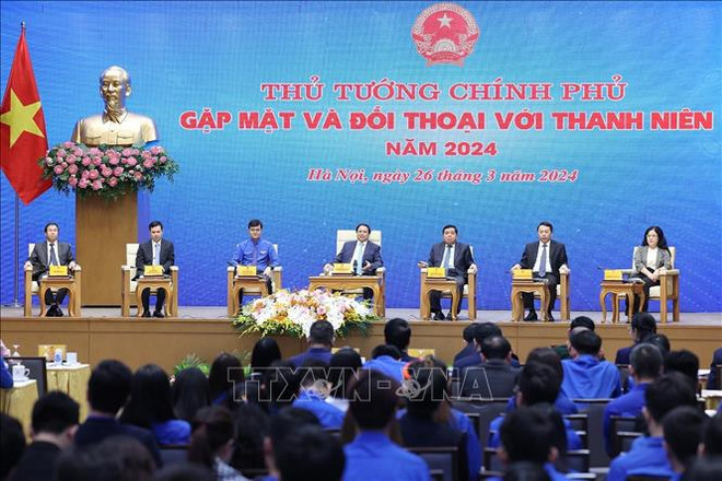 La transformation numérique au menu du dialogue entre le Premier ministre et les jeunes ảnh 1 La transformation numérique au menu du dialogue entre le Premier ministre et les jeunes ảnh 1