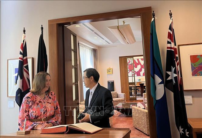 La présidente du Sénat australien reçoit l’ambassadeur du Vietnam ảnh 1 La présidente du Sénat australien reçoit l’ambassadeur du Vietnam ảnh 1