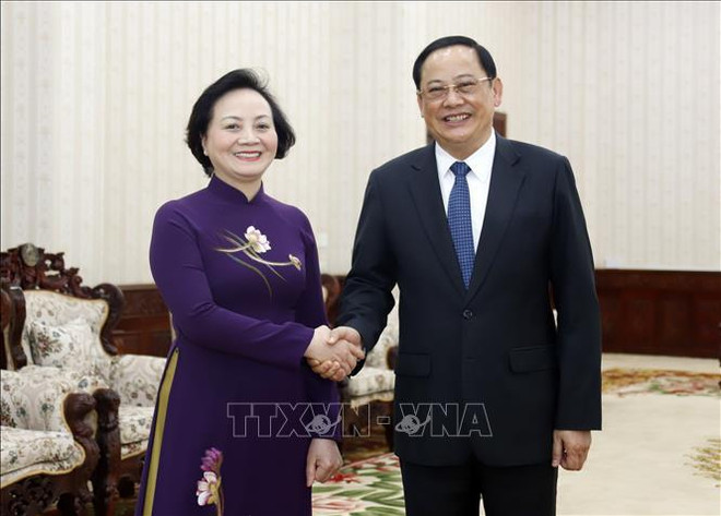 Le Premier ministre lao salue la coopération entre les ministères vietnamien et lao de l’Intérieur ảnh 1 Le Premier ministre lao salue la coopération entre les ministères vietnamien et lao de l’Intérieur ảnh 1