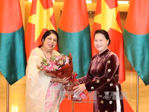 La présidente du Parlement bangladais termine sa visite au Vietnam ảnh 1