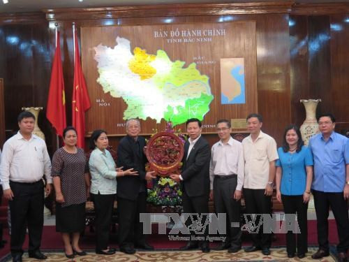 Une délégation du Parti du peuple cambodgien à Bac Ninh ảnh 1 Une délégation du Parti du peuple cambodgien à Bac Ninh ảnh 1