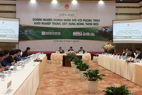Forum d’entreprises dans le cadre du projet d’édification d’une Nouvelle ruralité ảnh 1 Forum d’entreprises dans le cadre du projet d’édification d’une Nouvelle ruralité ảnh 1