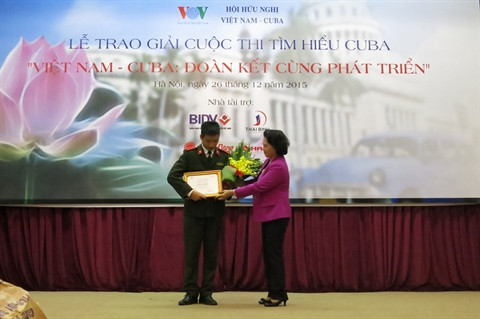 Le concours sur les relations Vietnam - Cuba rend son verdict ảnh 1 Le concours sur les relations Vietnam - Cuba rend son verdict ảnh 1