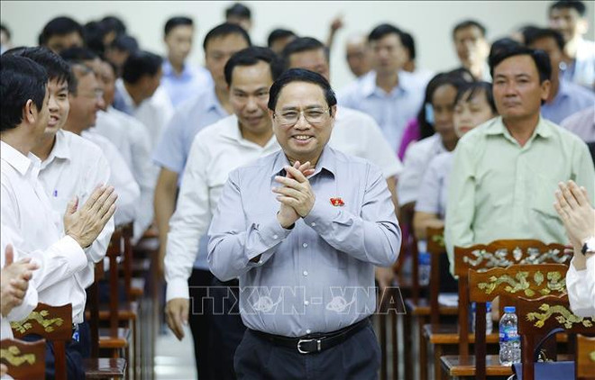 Le PM Pham Minh Chinh à l’écoute des électeurs de Cân Tho ảnh 1 Le PM Pham Minh Chinh à l’écoute des électeurs de Cân Tho ảnh 1