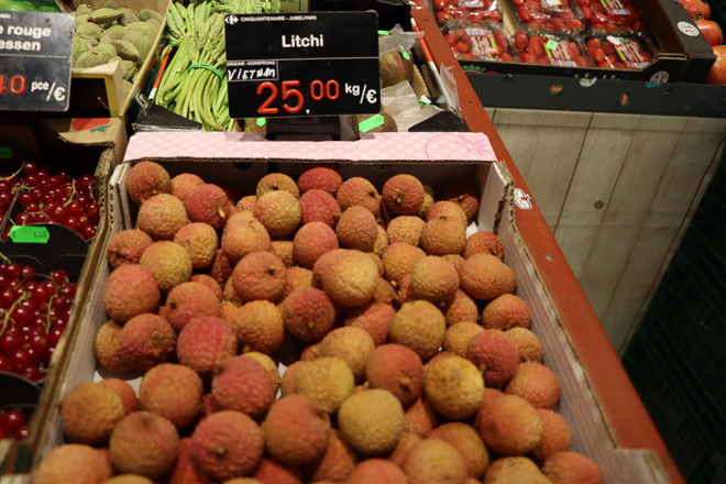 Le litchi "thiêu" du Vietnam à la conquête du marché belge ảnh 3 Le litchi "thiêu" du Vietnam à la conquête du marché belge ảnh 3