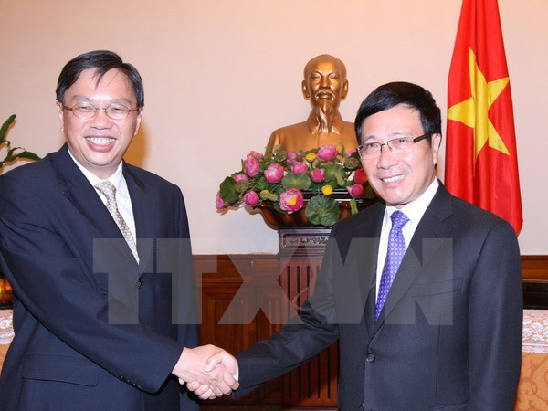 Consultation politique Vietnam-Singapour ảnh 1 Consultation politique Vietnam-Singapour ảnh 1