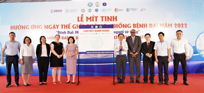 La FAO, l'OMS et les CDC des Etats-Unis s'engagent à soutenir le Vietnam contre la rage ảnh 2 La FAO, l'OMS et les CDC des Etats-Unis s'engagent à soutenir le Vietnam contre la rage ảnh 2