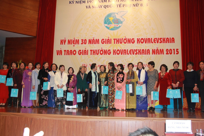Le Vietnam célèbre les 30 ans du prix Kovalevskaïa ảnh 1 Le Vietnam célèbre les 30 ans du prix Kovalevskaïa ảnh 1