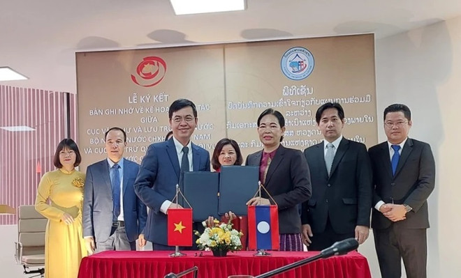 Renforcement de la coopération Vietnam-Laos dans le domaine des archives ảnh 1 Renforcement de la coopération Vietnam-Laos dans le domaine des archives ảnh 1
