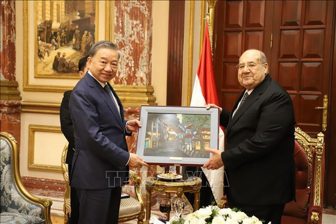 Le ministre vietnamien de la Sécurité publique en visite de travail en Égypte ảnh 1 Le ministre vietnamien de la Sécurité publique en visite de travail en Égypte ảnh 1