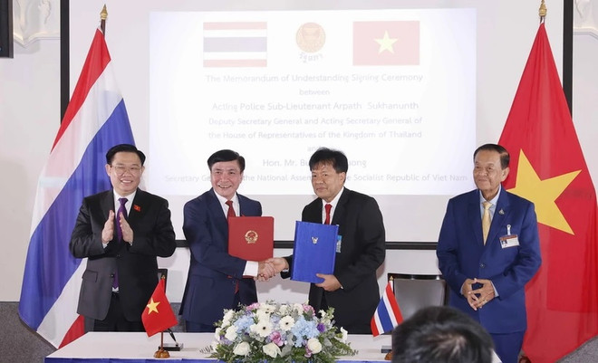 Coopération renforcée entre le bureau de l’AN du Vietnam et le secrétariat de la Chambre des représentants de la Thaïlande ảnh 1 Coopération renforcée entre le bureau de l’AN du Vietnam et le secrétariat de la Chambre des représentants de la Thaïlande ảnh 1