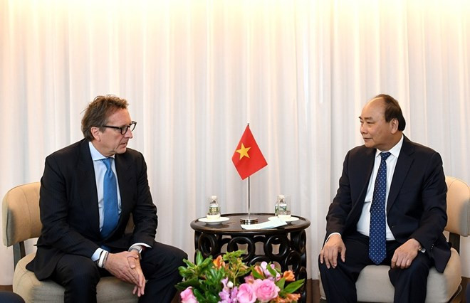 Le PM Nguyen Xuan Phuc reçoit les dirigeants des entreprises américaines ảnh 1 Le PM Nguyen Xuan Phuc reçoit les dirigeants des entreprises américaines ảnh 1