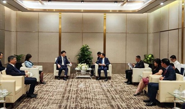 Ho Chi Minh-Ville et la province chinois du Jiangsu renforcent leur coopération économique ảnh 1 Ho Chi Minh-Ville et la province chinois du Jiangsu renforcent leur coopération économique ảnh 1