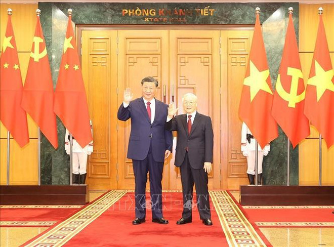 Entretien Nguyen Phu Trong - Xi Jinping ảnh 1 Entretien Nguyen Phu Trong - Xi Jinping ảnh 1