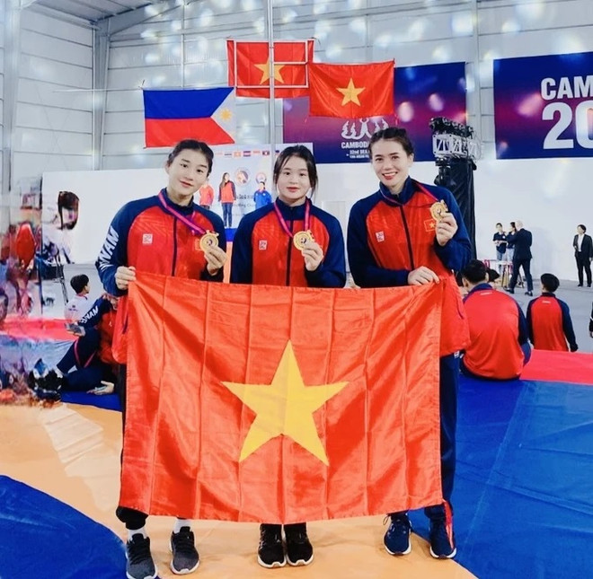 Le Vietnam domine les Championnats de lutte d'Asie du Sud-Est 2023 avec 26 médailles d'or ảnh 1 Le Vietnam domine les Championnats de lutte d'Asie du Sud-Est 2023 avec 26 médailles d'or ảnh 1
