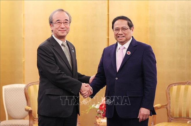 Le PM Pham Minh Chinh reçoit les gouverneurs de cinq préfectures japonaises ảnh 4