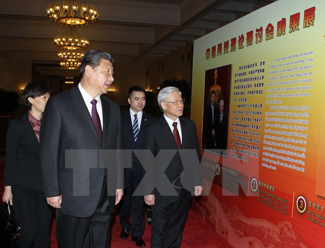 Visite du président Xi, un point de repère dans les relations Vietnam-Chine ảnh 1 Visite du président Xi, un point de repère dans les relations Vietnam-Chine ảnh 1