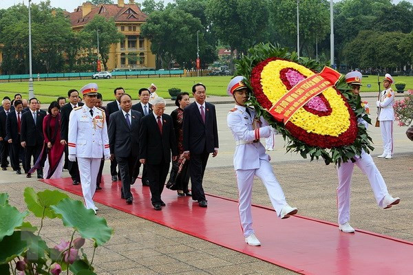 Ouverture de la 5e session de l’AN de la 14e législature à Hanoi ảnh 1 Ouverture de la 5e session de l’AN de la 14e législature à Hanoi ảnh 1