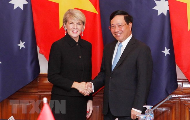 Réunion des ministres des Affaires étrangères Vietnam-Australie ảnh 1 Réunion des ministres des Affaires étrangères Vietnam-Australie ảnh 1