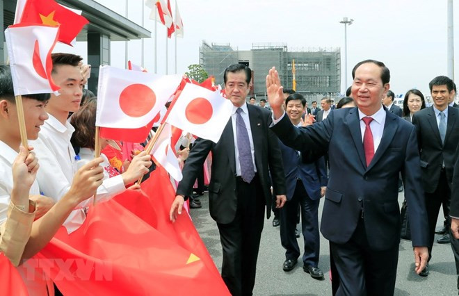 Le président Trân Dai Quang visite la préfecture japonaise de Gunma ảnh 1 Le président Trân Dai Quang visite la préfecture japonaise de Gunma ảnh 1