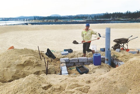 Le Centre aux avant-postes du combat contre l’érosion du littoral ảnh 1 Le Centre aux avant-postes du combat contre l’érosion du littoral ảnh 1