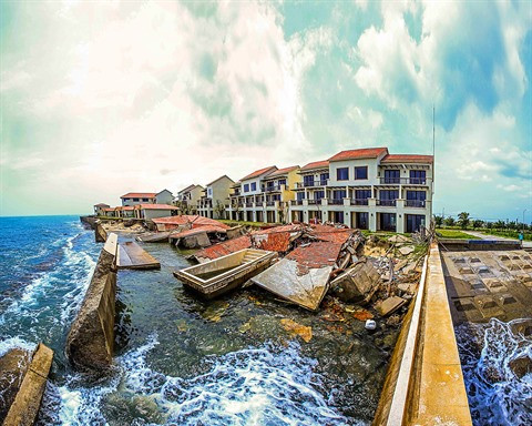 Peu à peu, la mer ronge le littoral du Centre ảnh 2