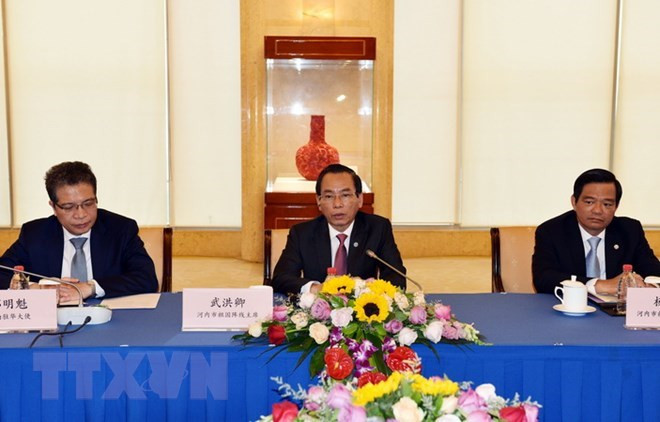 Hanoi et Shanghai promeuvent leur coopération ảnh 1 Hanoi et Shanghai promeuvent leur coopération ảnh 1