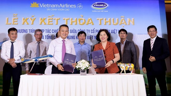 Coopération stratégique entre Vietnam Airlines et Vinamilk ảnh 1 Coopération stratégique entre Vietnam Airlines et Vinamilk ảnh 1