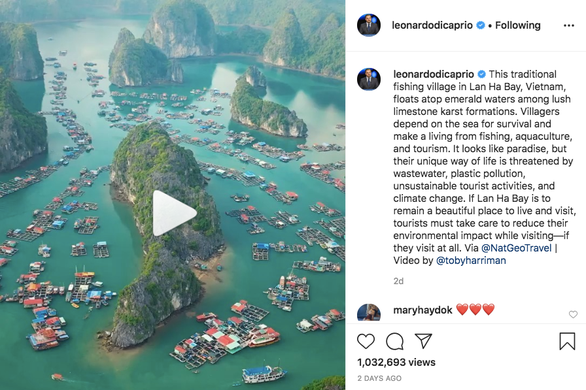 Le héros du Titanic loue la beauté de la baie de Lan Ha ảnh 1 Le héros du Titanic loue la beauté de la baie de Lan Ha ảnh 1