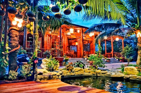  Insolite : la maison en cocotier à Vinh Long ảnh 1