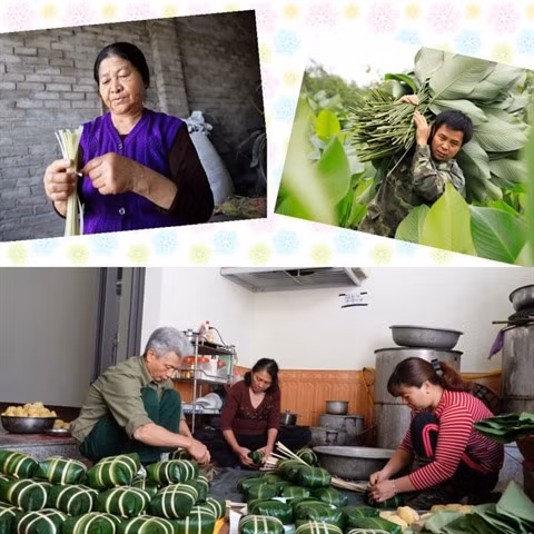 Les "pièces du puzzle" du bánh chung ảnh 1