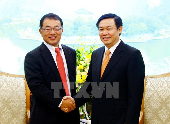 Le vice-PM Vuong Dinh Hue reçoit un responsable du groupe japonais Kirin ảnh 1 Le vice-PM Vuong Dinh Hue reçoit un responsable du groupe japonais Kirin ảnh 1