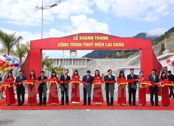 Inauguration de la centrale hydroélectrique de Lai Châu ảnh 1 Inauguration de la centrale hydroélectrique de Lai Châu ảnh 1