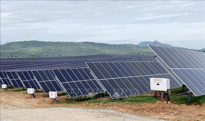 Une nouvelle centrale solaire inaugurée à Ninh Thuan ảnh 1 Une nouvelle centrale solaire inaugurée à Ninh Thuan ảnh 1