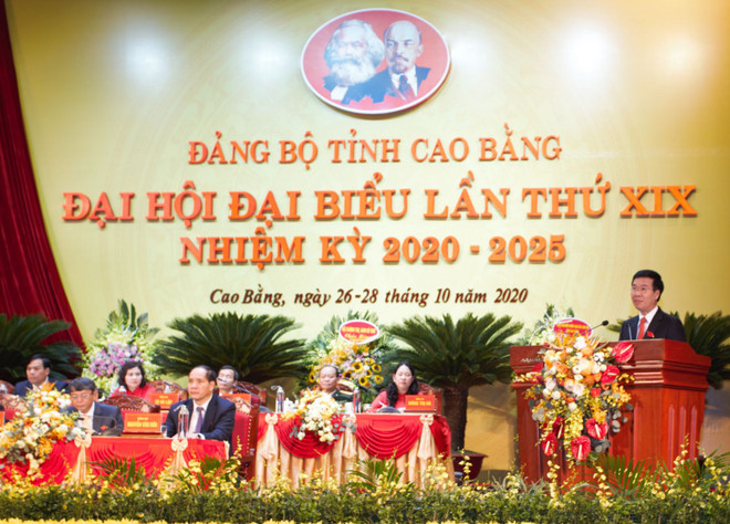 350 délégués au 19e Congrès de l’organisation du Parti pour la province de Cao Bang ảnh 1 350 délégués au 19e Congrès de l’organisation du Parti pour la province de Cao Bang ảnh 1