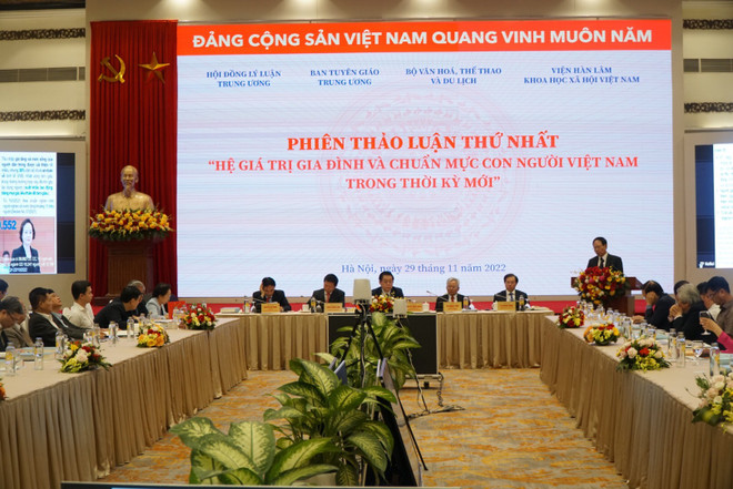 Ouverture d’une conférence nationale sur les systèmes de valeurs vietnamiennes ảnh 1 Ouverture d’une conférence nationale sur les systèmes de valeurs vietnamiennes ảnh 1