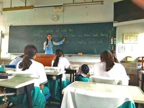 Un Club de vietnamien dans une école à Taïwan (Chine) ảnh 1 Un Club de vietnamien dans une école à Taïwan (Chine) ảnh 1