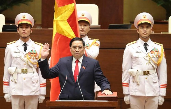 Assemblée nationale : Pham Minh Chinh réélu Premier ministre ảnh 1