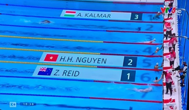 JO de Tokyo 2020 : Nguyên Huy Hoang se concurrence aujourd'hui dans le 1.500 m nage libre hommes ảnh 1 JO de Tokyo 2020 : Nguyên Huy Hoang se concurrence aujourd'hui dans le 1.500 m nage libre hommes ảnh 1