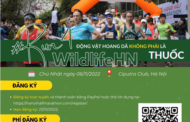 Une course à pied pour la faune aura lieu en novembre ảnh 1