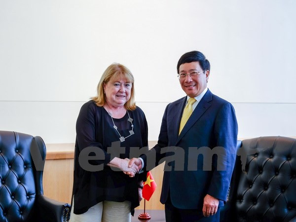 La valse des entretiens du vice-PM Pham Binh Minh à New York ảnh 1 La valse des entretiens du vice-PM Pham Binh Minh à New York ảnh 1