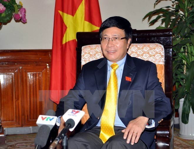 Activités du vice-Premier ministre et ministre des AE Pham Binh Minh à New York ảnh 1