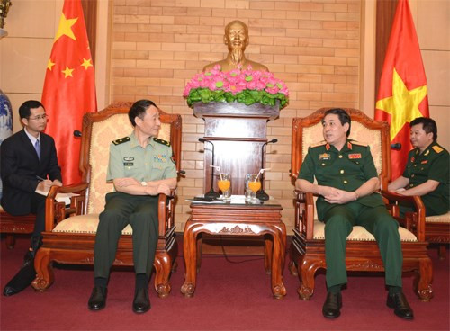 Une délégation de la Commission militaire centrale de Chine en visite au Vietnam ảnh 1 Une délégation de la Commission militaire centrale de Chine en visite au Vietnam ảnh 1