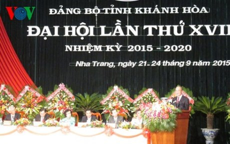 Le 17e Congrès de l'organisation du PCV pour la province de Khanh Hoa ảnh 1 Le 17e Congrès de l'organisation du PCV pour la province de Khanh Hoa ảnh 1