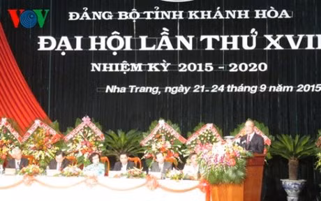 Le 17e Congrès de l'organisation du PCV pour la province de Khanh Hoa ảnh 1